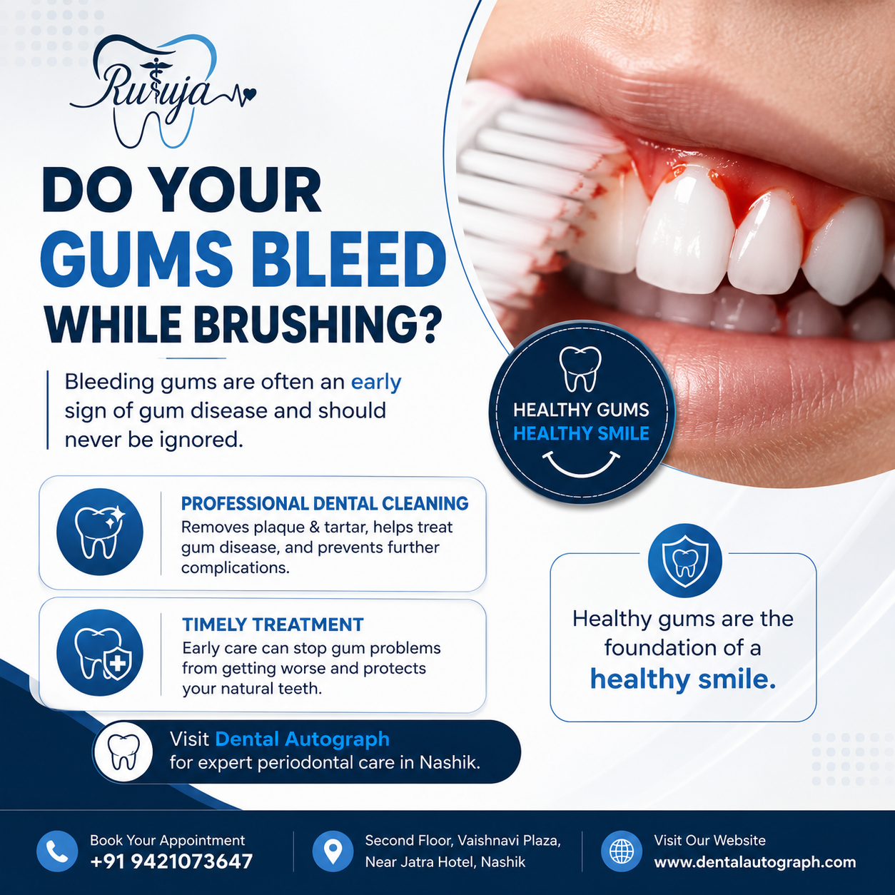 Do Your Gums Bleed While Brushing? Don’t Ignore This Early Warning Sign