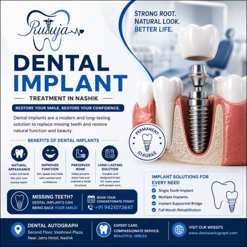 Dental Implant Treatment in Nashik – Restore Your Smile with Confidence
